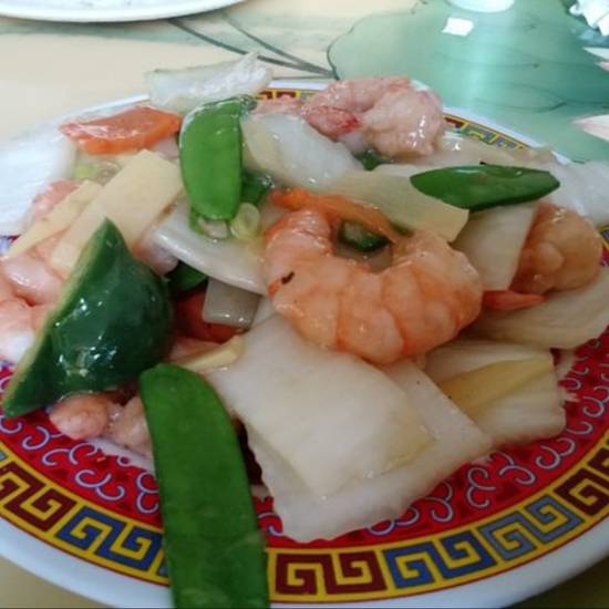 Order 82. Shrimp with Chinese Veg food online from Excel Chinese Restaurant store, South Chesterfield on bringmethat.com