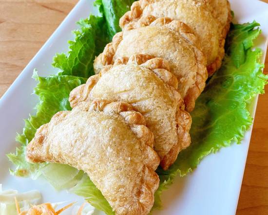 Order A.8 Karee Puff food online from Sala Thai Restaurant store, Oklahoma City on bringmethat.com