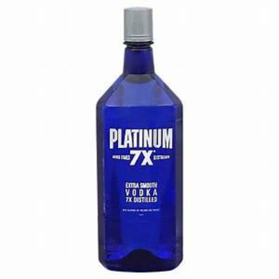 Order PLATINUM VODKA 7X TRAVELER 1.75L food online from Rocky Liquor store, Claremont on bringmethat.com