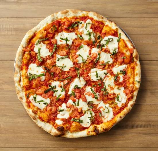 Order Margherita Pizza - Med 12" food online from Johnny's New York Style Pizza store, Sandy Springs on bringmethat.com