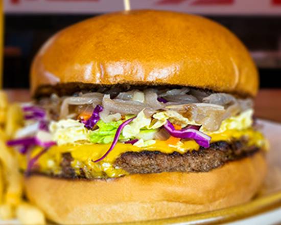 Order Cheeseburger food online from 9th Island Grill store, Henderson on bringmethat.com