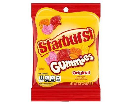 Order Starburst Gummies Original Share Size food online from Shell store, Tampa on bringmethat.com