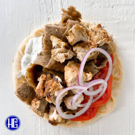 Order Combo Gyro Pita food online from The Hungry Greek store, Tampa on bringmethat.com