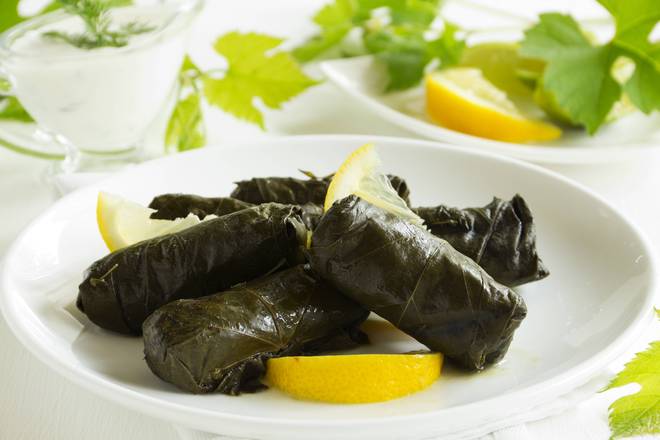 Order Grape Leaves (5 pcs) food online from Z Falafel store, Los Angeles on bringmethat.com