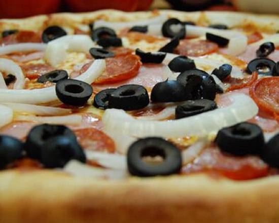 Order Portuguese Favorite Pizza (12" Medium) food online from Stefano's Pizza store, Mill Valley on bringmethat.com