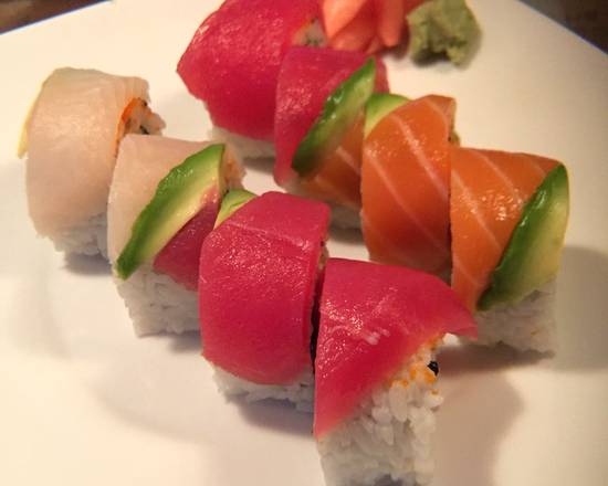 Order Rainbow Roll food online from Thai Cafe store, Miami Lakes on bringmethat.com