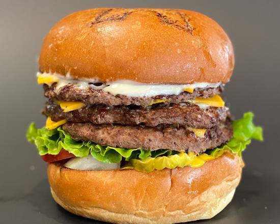 Order Triple Cheeseburger food online from Toxic Burger store, Eugene on bringmethat.com