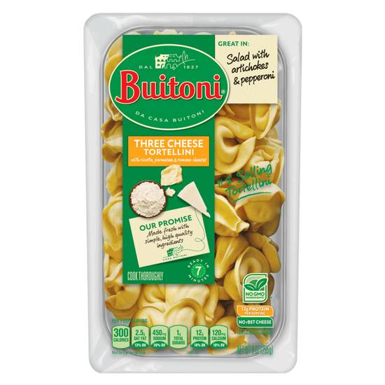 Order Buitoni All Natural Three Cheese Tortellini 9oz food online from Everyday Needs By Gopuff store, Fairfield on bringmethat.com