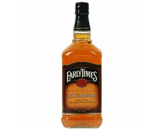 Order Early Times Kentucky, 750mL whiskey (40.0% ABV) food online from Woodbury Wine & Spirits store, ORLANDO on bringmethat.com