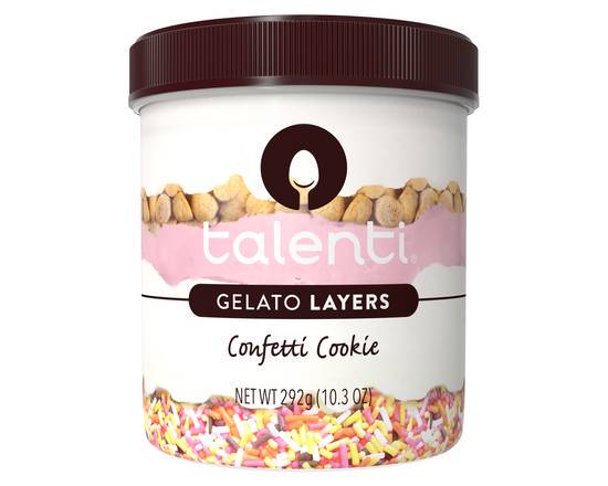 Order Talenti Layers Confetti Cookie Gelato food online from The Ice Cream Shop store, Pensacola on bringmethat.com