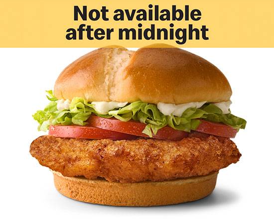 Order Deluxe Crispy Chicken Sandwich  food online from McDonald's store, Richlands on bringmethat.com