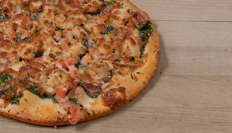 Order 16" Ex-Large Grilled Chicken & Spinach Pizza food online from Amato's store, Portland on bringmethat.com