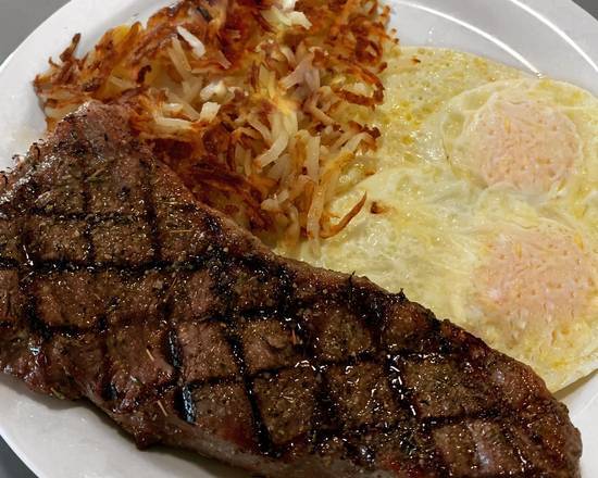 Order NY Strip Steak food online from Zachary's Restaurant store, Cape Canaveral on bringmethat.com