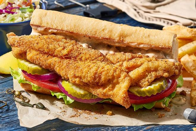 Order Catfish Po Boy food online from Dockside Charlies store, Antioch on bringmethat.com
