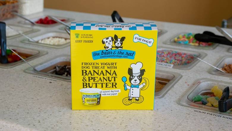 Order Banana & Peanut Butter - Dog Yogurt food online from Yogurt Brothers store, Westminster on bringmethat.com