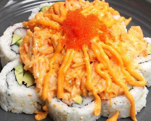 Order Volcano Roll food online from Sushi Sumo store, Alpharetta on bringmethat.com