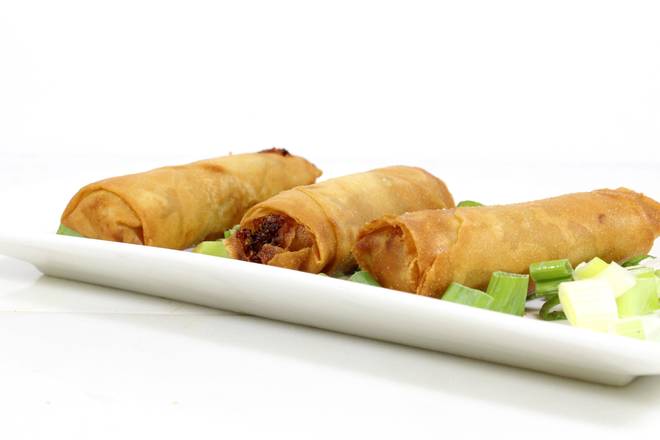 Order Veg Spring Rolls (3 pcs) food online from Inchin Bamboo Garden store, Nashville on bringmethat.com