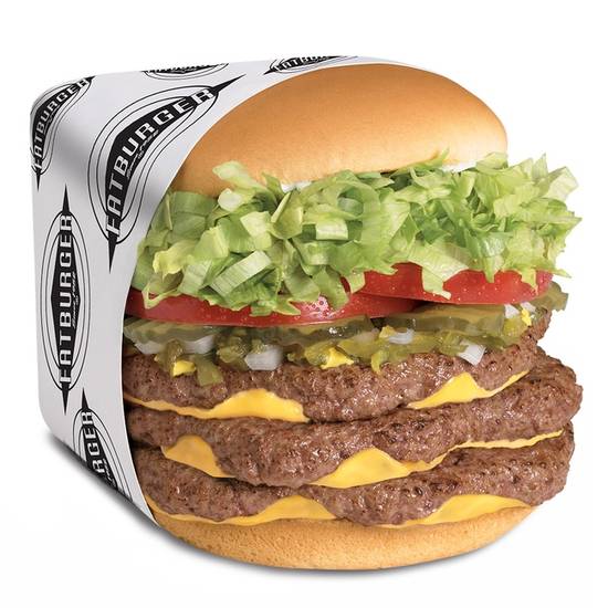 Order XXXL Fatburger (1.5lb) food online from Fatburger store, Los Angeles on bringmethat.com