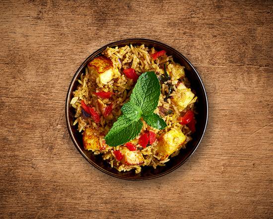 Order Yum Cottage Cheese Biryani food online from United Kitchens Of India store, Schaumburg on bringmethat.com