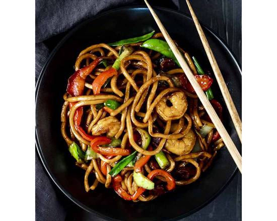 Order Shrimp Lo Mein food online from CY Chinese Restaurant Szechuan Cuisine store, North Miami Beach on bringmethat.com