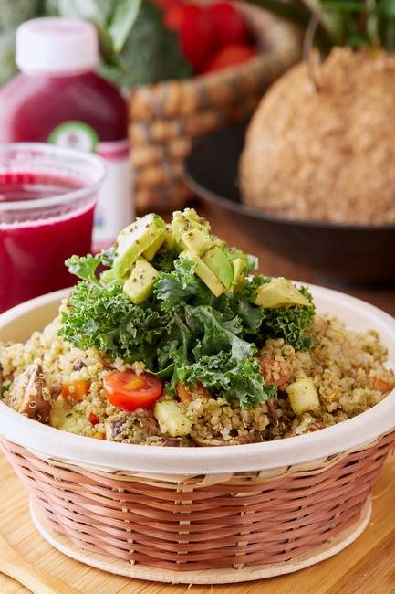 Order Quinoa Bowl food online from Roots Juice Bar store, Miami on bringmethat.com