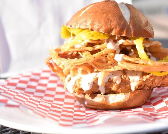 Order What the Cluck Sandwich food online from Lucky Clucker store, Farmingdale on bringmethat.com