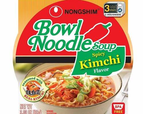 Order Bowl Noodle Soup Spicy Kimchi food online from Glenrose Liquor & Mini Mart store, Glendale on bringmethat.com