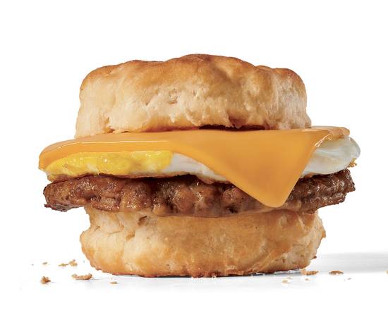 Order Sausage Egg & Cheese Biscuit food online from Jack In The Box store, Mcallen on bringmethat.com