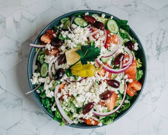 Order Classic Greek Salad food online from The Great Greek Mediterranean Grill store, Troy on bringmethat.com