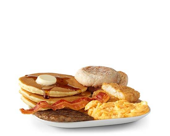 Order Deluxe Breakfast with Muffin food online from Mcdonald's® store, FULLERTON on bringmethat.com