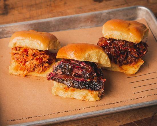 Order Smokehouse Sliders food online from 4 Rivers Smokehouse store, Winter Park on bringmethat.com