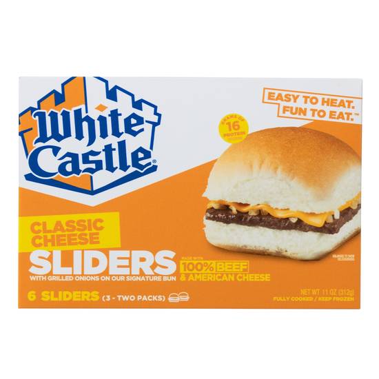 Order White Castle Classic Cheese Sliders, 6 CT food online from Cvs store, MARTINEZ on bringmethat.com