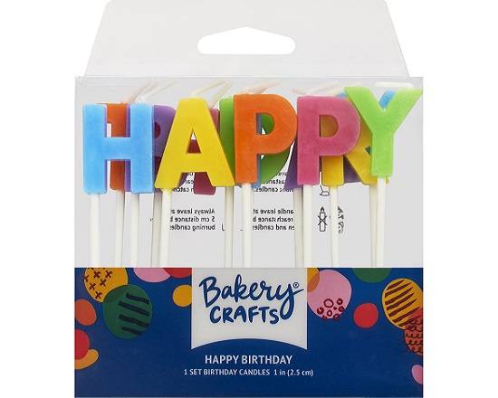Happy Birthday Letter Candles