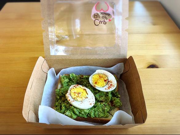Order Avocado & Egg Toast food online from Cup Of Blooms store, San Mateo on bringmethat.com