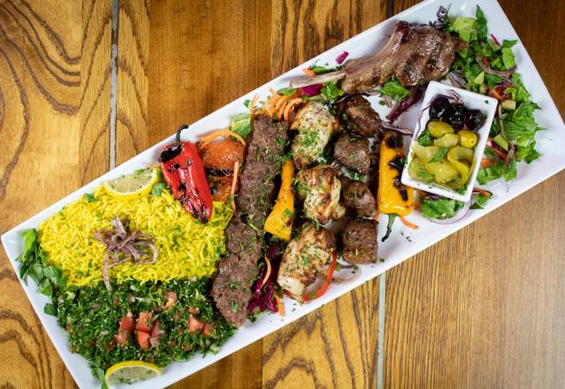 Order Super Mixed Grill Platter food online from Shawarmin Grill store, Saint Paul on bringmethat.com