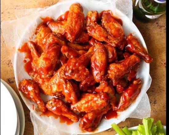 Order 10 Pcs Wings w. Rice Special food online from R Burger N Wings store, Bradenton on bringmethat.com