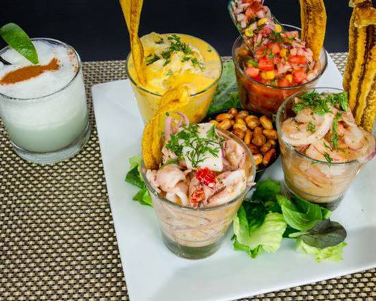 Order Ceviche Sampler food online from Acuario store, Stamford on bringmethat.com