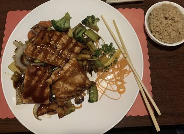 Order Salmon Teriyaki         food online from Sushi Bear Sushi & Grill store, Jacksonville on bringmethat.com