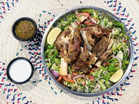 Order LAMB MANDI WITH SALAD food online from House Of Mandi store, Anaheim on bringmethat.com