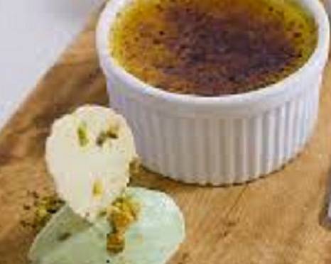 Order Crème Brûlée with choice of Ice Cream food online from Parc Oasis store, New York on bringmethat.com