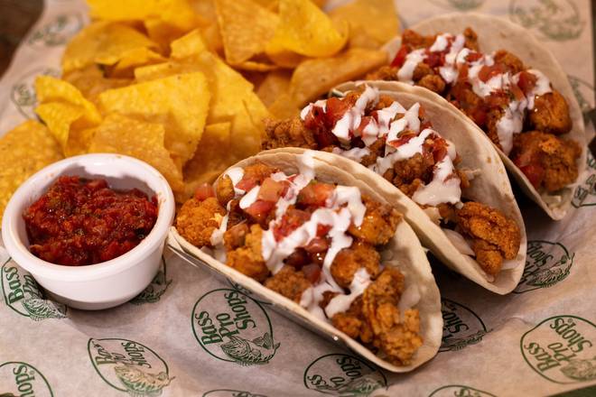 Order Alligator Tacos food online from Uncle Bucks Fish Bowl & Grill store, Memphis on bringmethat.com