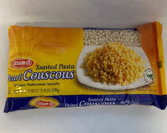 Order Osem Toasted pasta pearl Couscous (17.6 oz) food online from Mr. Kosher store, Encino on bringmethat.com