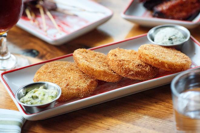 Order Fried Green Tomatoes food online from Founding Farmers DC store, Washington on bringmethat.com