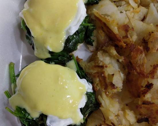Order Florentine Benedict food online from Jans Cafe store, Greenacres on bringmethat.com