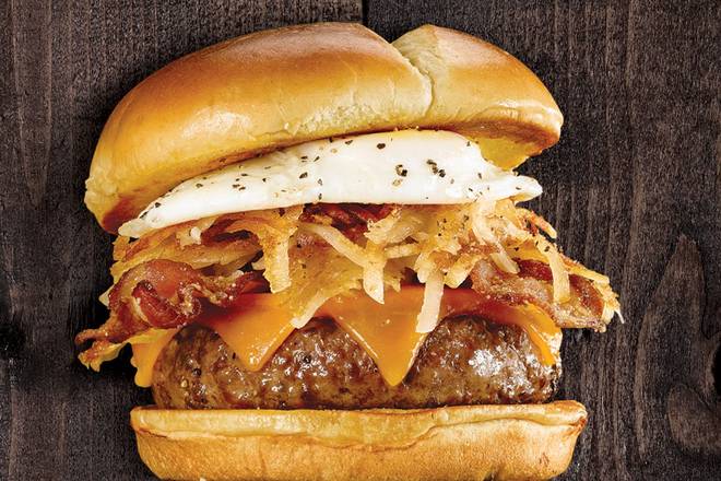 Order The Breakfast Burger food online from Bakery By Perkins store, Cape Coral on bringmethat.com