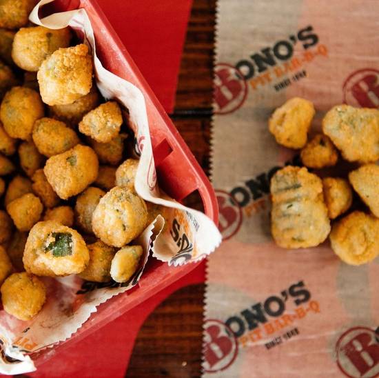 Order Fried Okra food online from Bonos Pit Bar-B-Q & Catering store, Jacksonville on bringmethat.com