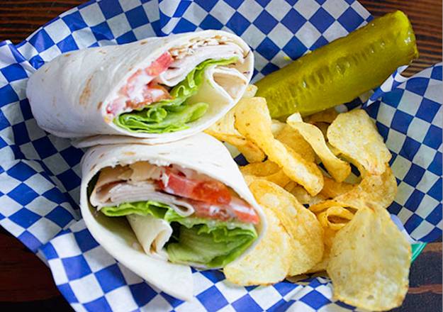 Order Turkey Caesar Wrap food online from Mama D Coffee store, Waukesha on bringmethat.com