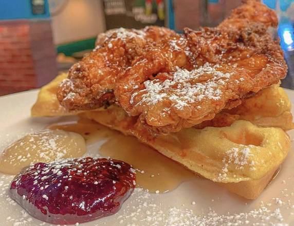 Order Chicken and Waffle food online from Chef Vargas store, Melrose Park on bringmethat.com