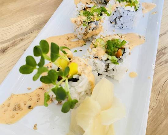 Order Mango Avocado Roll food online from Love Organic Cafe store, West Hollywood on bringmethat.com
