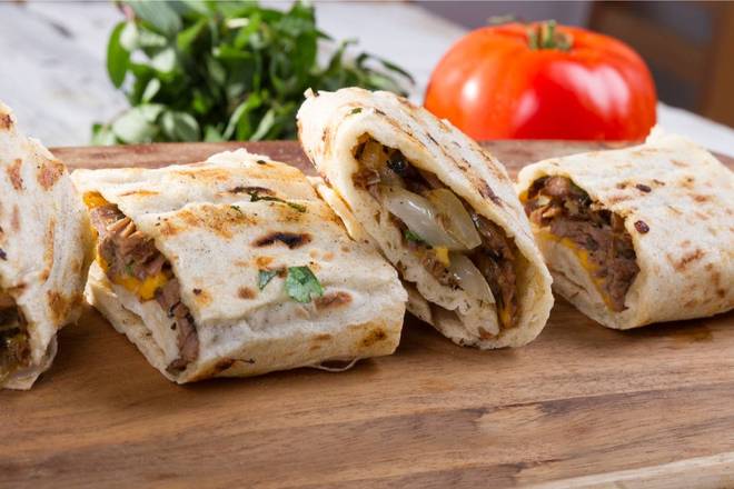 Order Lamb and Beef Kebab Wrap food online from The Kebab Kitchen store, Irving on bringmethat.com